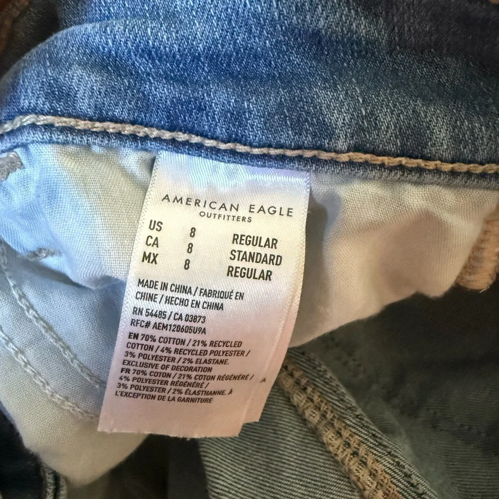 American Eagle Outfitters Sky Blue Ripped Jeans - Picture 4 of 4